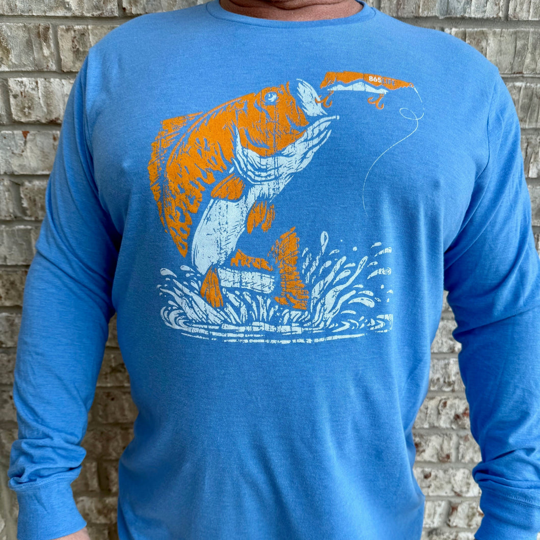 Bass Blue Long Sleeve Shirt