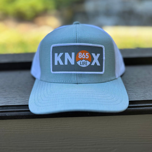 Trucker Off White/White Mesh Hat + KNOX Patch