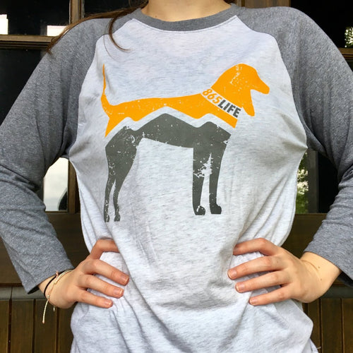 Raglan Hound Dog Shirt