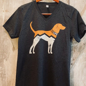 Hound Dog V-Neck Shirt